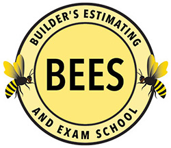 Builder's Estimating and Exam School Email Header: Pass with Ease, Prep with BEES